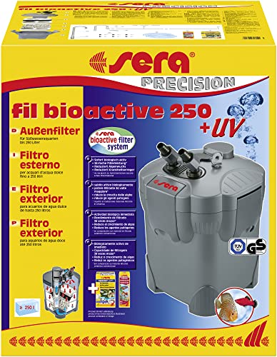 Sera, Fil Bioactive, Filtro Esterno Con Uv, Per Acquari Con 5 Watt Uv-C Integrato (Riduce Gli Agenti Patogeni, I Parassiti E Le Alghe)