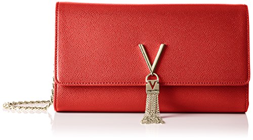 Valentino By Mario Valentino Divina, Pochette Donna, Rosso, 4.5X12X27 Centimeters (B X H X T)