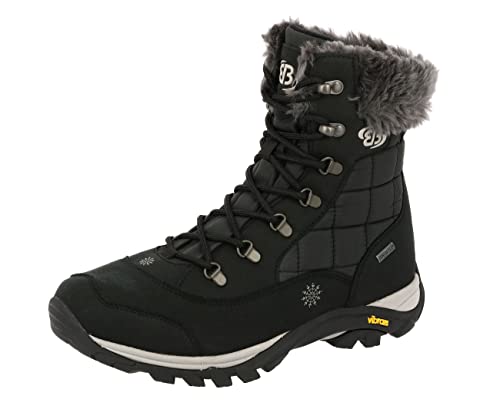 Brütting Himalaya, Stivali Da Neve, Donna, Nero, 42 Eu