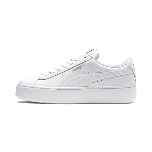 Puma Women Vikky Stacked L Scarpe Da Ginnastica, Puma White Puma White, 37 Eu