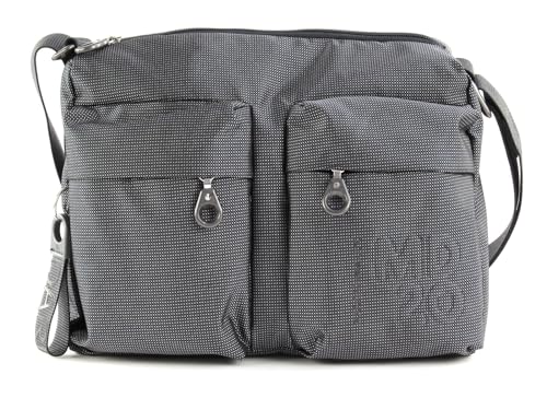 Mandarina Duck Md 20 P10Qmtt5, Borsa A Tracolla Donna, Grigio (Steel), 28X22X12 (L X H X W)