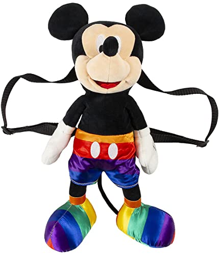 Cerdá Life'S Little Moments 2100003377, Mochila Peluche Mickey De La Colección Disney Pride Unisex Adulto, Multicolor, Estándar