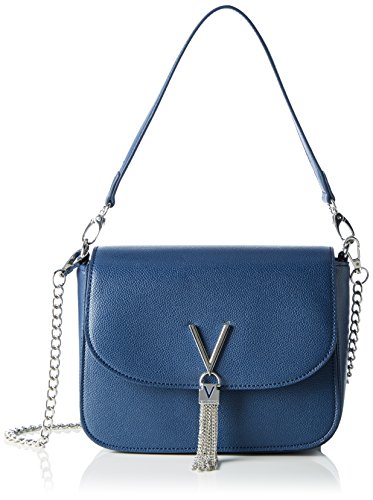 Valentino By Mario Divina - Borse A Tracolla Donna, Blu, 8X17X23 Cm (B X H T)