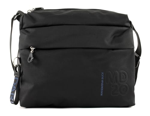 Mandarina Duck Md 20 P10Qmtt4, Borsa A Tracolla Donna, Nero (Black), 30X26X14 L X H W