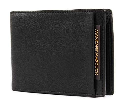 Mandarina Duck Dual, Accessori Da Viaggio-Portafogli Unisex-Adulto, Nero, Taglia Unica