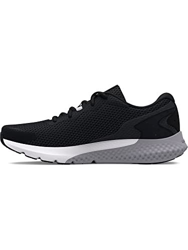 Under Armour Ua Charged Rogue 3, Scarpa Da Corsa, Uomo, Black/Mod Gray/White, 44 Eu