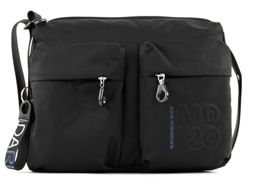 Mandarina Duck Md 20 P10Qmtt5, Borsa A Tracolla Donna, Nero (Black), 28X22X12 (L X H X W)