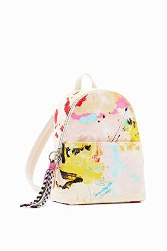 Desigual, Back_Manchas_Mombasa Mini U 1001 Raw Donna, Bianco, Einheitsgröße