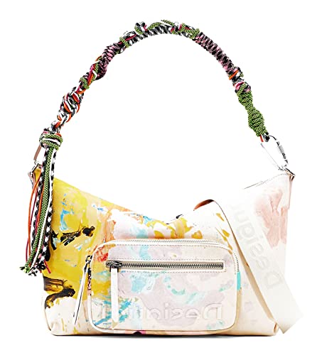 Desigual, Bag_Manchas_Dover 1001 Raw Donna, Bianco, Einheitsgröße