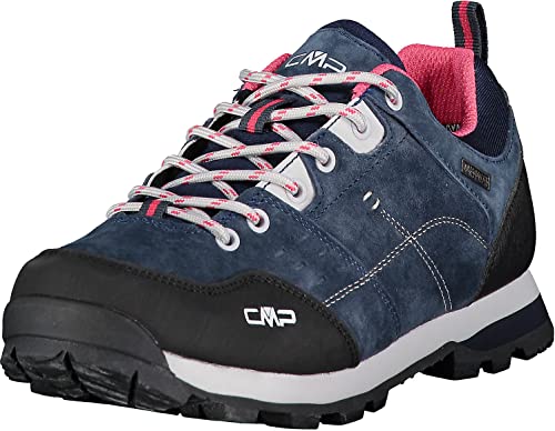 Cmp Alcor Low Wmn Trekking Shoe Wp, Scarpe Da Trekking Donna, Asphalt-Fragola, 37 Eu