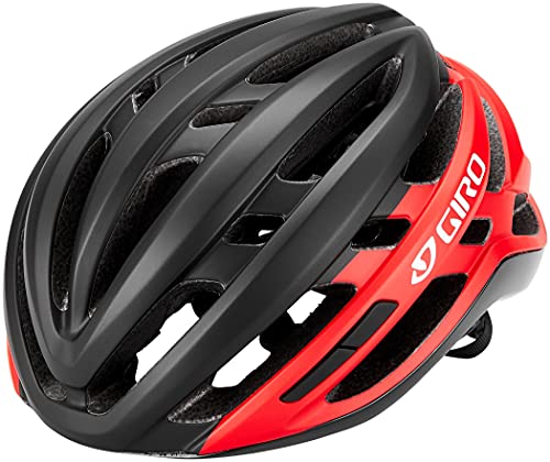 Giro Agilis, Casco Unisex, Matte Black/Bright Red, M