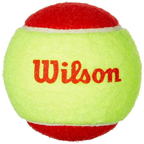 Wilson Wrt137001 Palline Da Tennis Starter Red, Per Bambini, Giallo/Rosso, Confezione Da 3