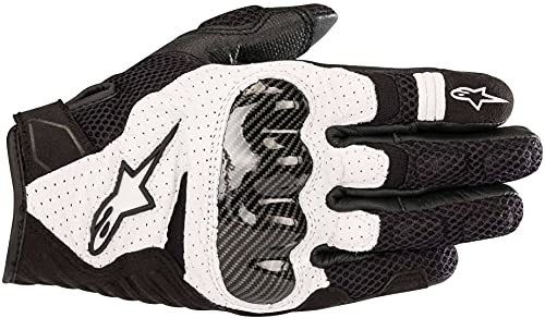 Alpinestars Smx-1 Air V2 Guanti Nero Bianco S