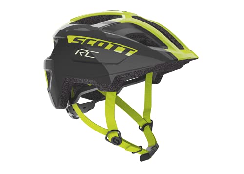 Scott 275232, Casco Bici Unisex Bambino, Black/Radium, 1Size