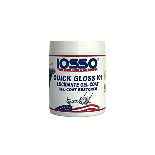 Iosso Quick Gloss K1, Pasta Lucidante Per Vetroresina, 500 Ml