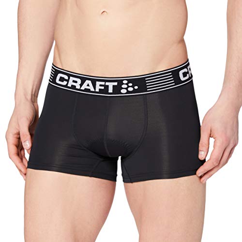 Craft Uomo Greatness Bike Boxer M Rad Unterhose, Uomo, Greatness Bike Boxer M, Black/White, L