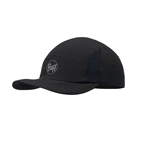 Buff Cappello 5 Panel Go Solid Black Unisex L/Xl