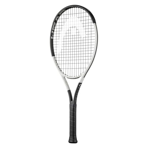 Head Speed Jr. 2024, Racchetta Da Tennis Unisex Youth, Nero/Grigio Opaco, 9-11 Jahre