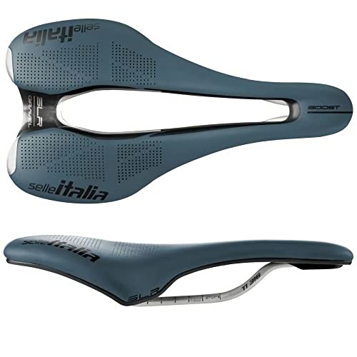 Selle Italia Sella Slr Boost Gravel Ti 316 Superflow Blu, S3