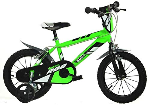 Dino Bikes Bici Bimbo 14" 4-7 Anni Verde