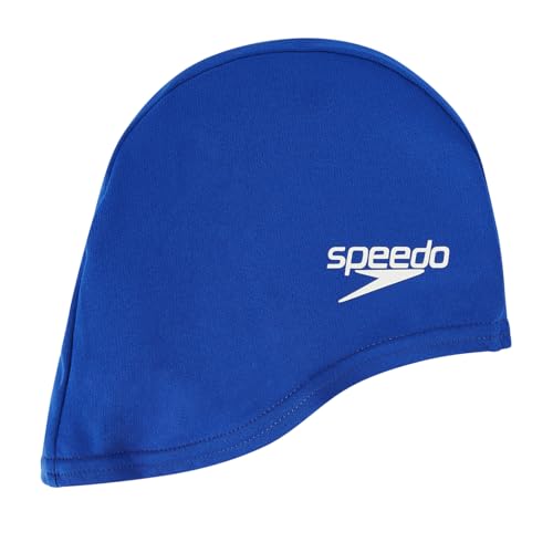 Speedo Unisex Bambini Polyester Cap Junior Cuffia Da Nuoto, Blu, Taglia Unica
