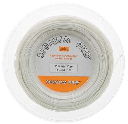 Signum Pro Plasma Pure Bobina Per Stringhe Da Tennis Bianco 1,28 Mm X 200 M