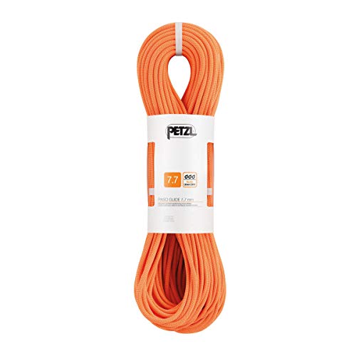 Petzl Verticalità, Mezza Corda Unisex-Adulto, Arancione, 60 M