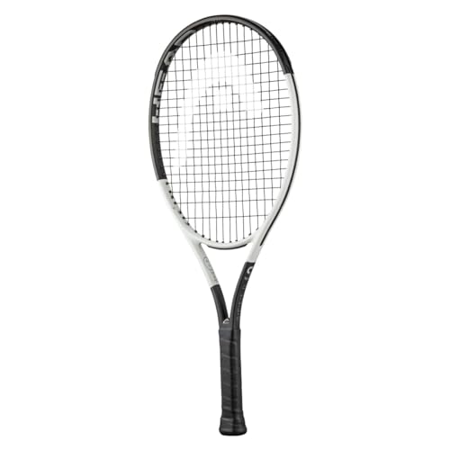 Head Speed Jr.25, Racchetta Da Tennis Unisex Youth, Nero/Grigio Opaco, 8-10 Anni