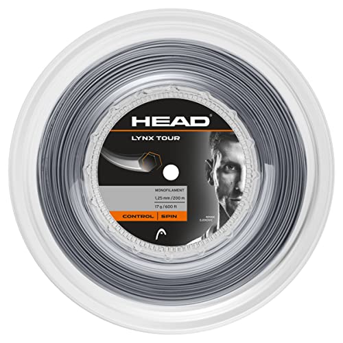 Head Lynx Tour Reel, Racchetta Da Tennis Unisex Adulto, Grigio, 17