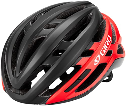 Giro Agilis, Casco Unisex, Matte Black/Bright Red, Large