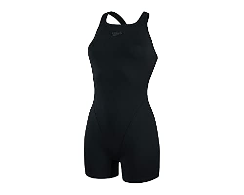 Speedo Donna Eco Endurance+ Swimming L Costume Intero, Nero, 38