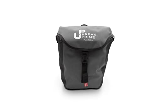 Urban Prime Borsa Laterale Bici, Unisex Adulto, Grigio, Taglia Unica