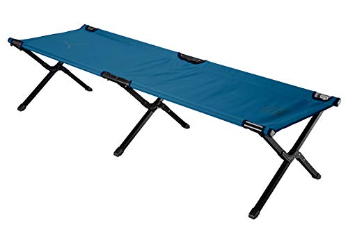 Grand Canyon Topaz Camping Bed M - Letto Da Campeggio Pieghevole In Alluminio - Letto Da Campeggio Pieghevole All'Aperto - Dark Blue (Blu)