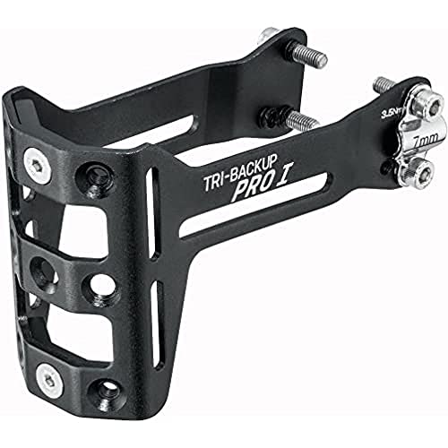 Topeak Tri-Backup Pro I Staffa Sottosella Per Portaborraccia E Accessori, Nero, Taglia Unica