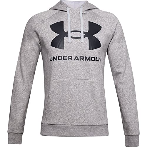 Under Armour Rival Fleece Big Logo Hd Felpa Con Cappuccio, Uomo