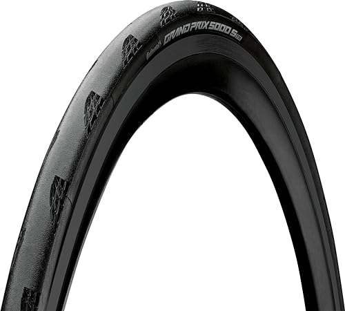 Continental Grand Prix 5000 S Tr, Bicycle Tire Unisex-Adult, Black, 25", 700 X 25C