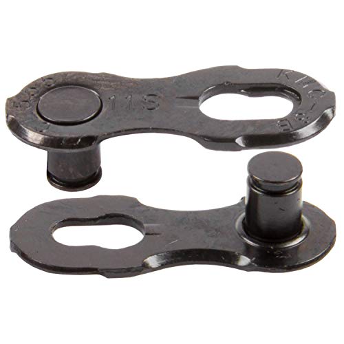 Kmc 10 Velocità Dlc Missinglink, Collegamento Unisex-Adulto, Nero, 2 Paia