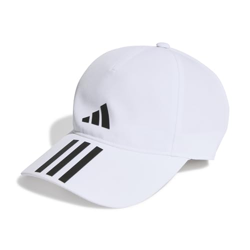 Adidas Ht2043 Bball C 3S A.R. Cappellino Unisex Adulto White/Black/Black Taglia Osfm