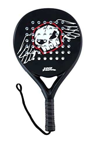 No Fear Padel Racchetta - Padel - Impugnatura Antiscivolo - Zwart