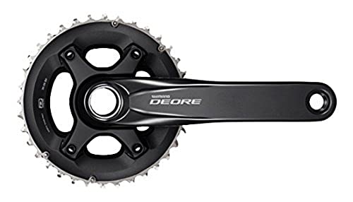 Shimano Deore Fc-M6000-2, Guarnitura Unisex Adulto, Nero, 175 Mm