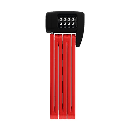 Abus Bordo Lite 6055C Serratura A Libro - Con Codice Combinazione Serratura Ultraleggera In Acciaio Speciale Livello Di Sicurezza 7 60 Cm Rosso