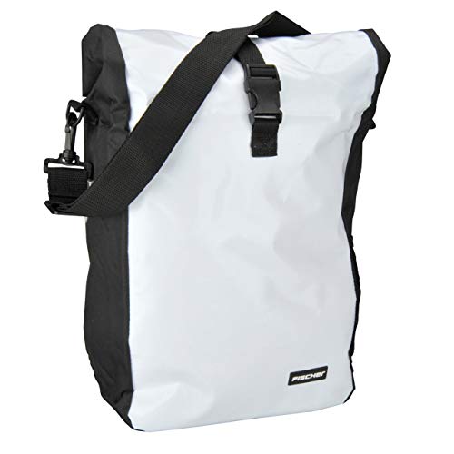 Fischer Borsa Portapacchi, Bianco, 4 X 32 X 41 Cm, 18 Litri