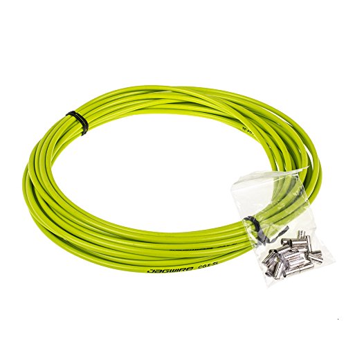 Jagwire Cex Guaina Per Cavi Freni Bici, Verde (Bio-Grün), 5 Mm