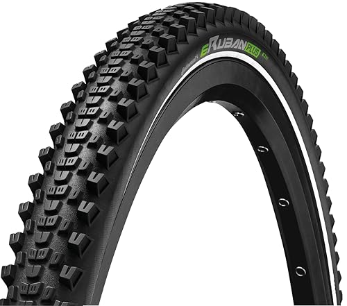 Continental Eruban Plus, Bicycle Tire Unisex-Adult, Black, 29", 29 X 2.60