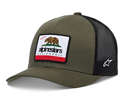 Alpinestars Cali 2.0 Hat Cappellino Da Baseball Uomo Stile Trucker Con Chiusura A Scatto Sul Retro