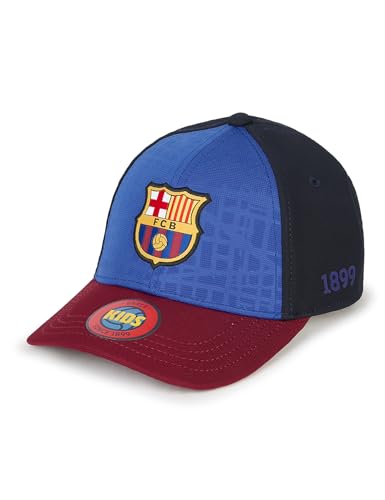 Fc Barcelona - Cappellino Con Visiera Ufficiale Stadium Junior Barça, Unisex Bambini E Ragazzi, Taglia Unica