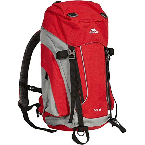 Trespass Zaino Trek 33 - 33 Liters Rosso 33 Litre