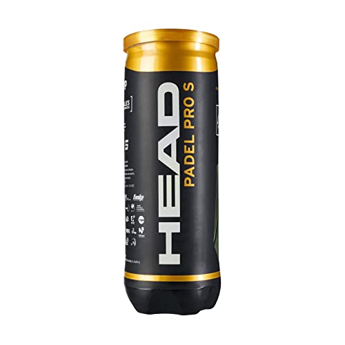Head Padel Pro S Palline, Nero, S