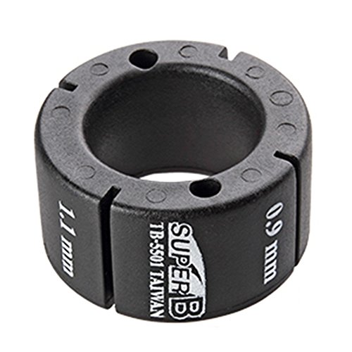 Super-B, Flat 4 Sections Spokes Stop Black Unisex Adulto, Nero, 4 Sezioni