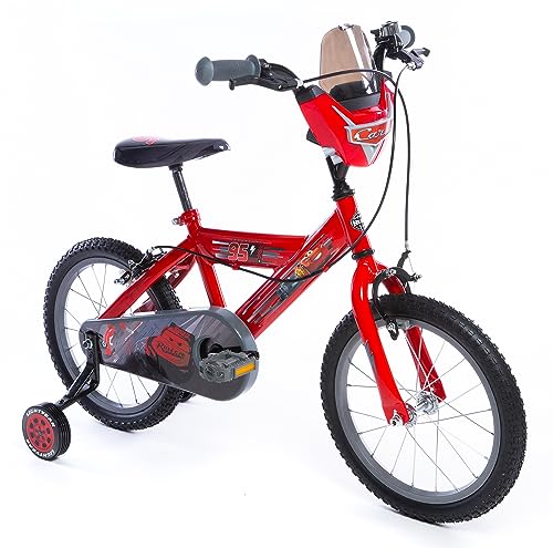 Huffy 16 Pollici, Bicicletta Disney Cars Luxury Unisex-Baby, Rosso